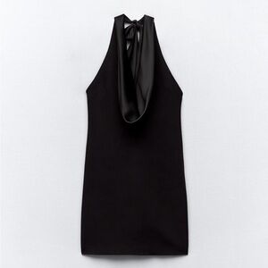 Zara halter droop neckline dress